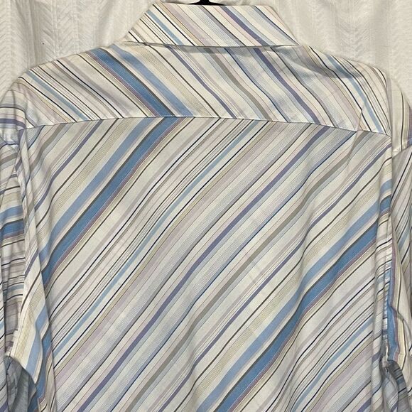 Men’s Ben Sherman Horizontal Striped Button Down Size Large - Picture 9 of 10